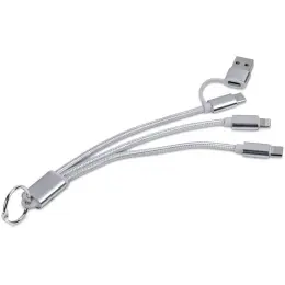 Altitude Chango 4-in-1 Charging Cable Unbranded Silver